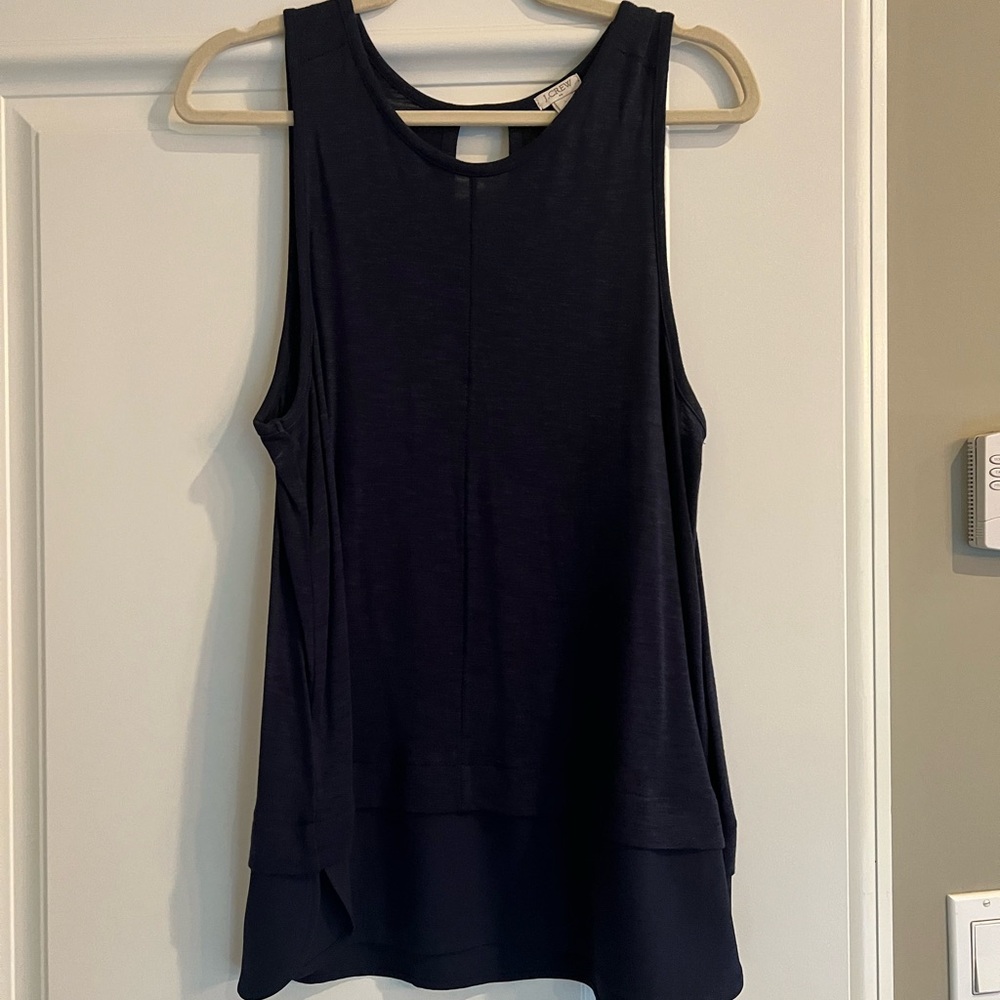 Blue Sleeveless Top